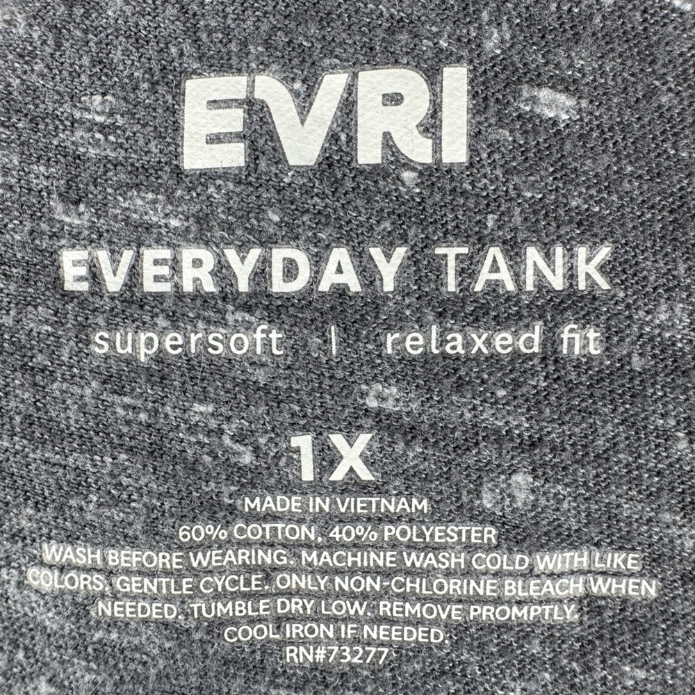 EVRI Gray Everyday Athletic Tank - Picture 2 of 5